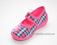 Текстильні мокасини для дівчинки