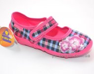 Текстильні мокасини для дівчинки