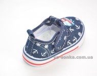 Текстильные кеды-мокасины для мальчика