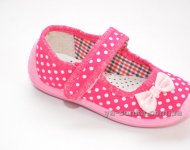 Текстильні мокасини для дівчаток