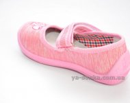 Текстильні мокасини для дівчаток