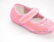 Текстильні мокасини для дівчаток