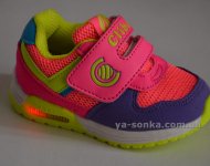 Кроссовки с подсветкой для девочки