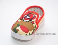 Текстильные мокасины для мальчика