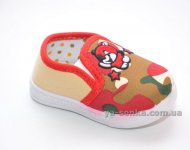 Текстильные мокасины для мальчика