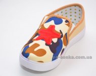 Текстильные мокасины для мальчика