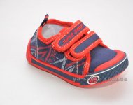 Текстильні кеди-мокасини для хлопчика