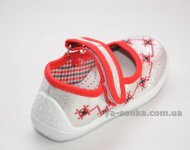 Текстильні мокасини для дівчинки