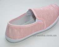 Текстильні мокасини для дівчинки