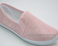 Текстильні мокасини для дівчинки