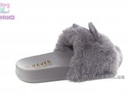 Хутрові шльопанці "Вушка" дівчатам.
