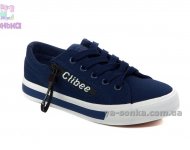 Кеды - мокасины для девочек фирмы Clibee