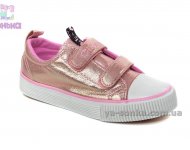 Кеды-мокасины из текстиля  для девочек