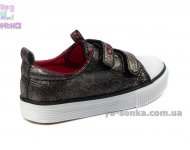 Кеды-мокасины из текстиля  для девочек