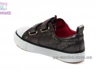 Кеды-мокасины из текстиля  для девочек