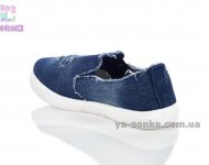 Текстильні мокасини для дівчинки