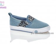 Текстильні мокасини дитячі