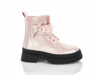 Розовые ботинки зимние для девочек