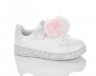 Туфли "помпоны" для девочки