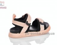В "рубчик" сандалі для дівчинки