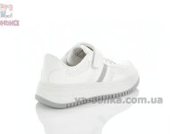 Белые детские кроссовки кеды
