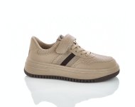 Коричнево-бежевые кроссовки кеды