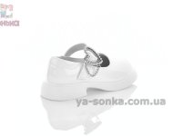 Лаковые белые туфли девочкам