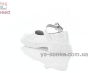 Лаковые белые туфли девочкам