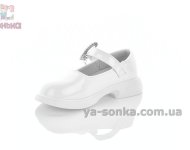 Лаковые белые туфли девочкам