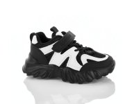 Черно-белые кроссовки детям