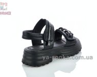 Черные сандалии на девочек