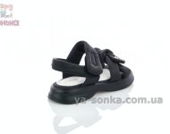 Черные босоножки для девочек