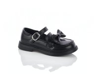 Черные лоферы для девочки