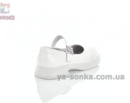 Светлые лоферы для девочки