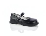 Лоферы черные для девочки