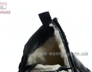 Черные высокие ботинки зимние Clibee девочкам