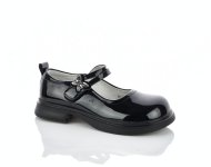 Черные туфли лаковые Мэри Джейн для девочек