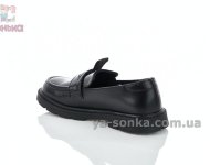 Черные туфли лофери девочкам