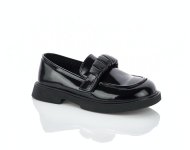 Черные туфли лофери девочкам