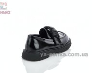Черные туфли лофери девочкам