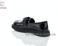 Черные туфли лофери девочкам
