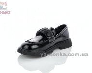 Черные туфли лофери девочкам