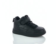 Высокие черные кроссовки детям Apawwa