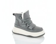 Модные серые ботинки Clibee девочкам