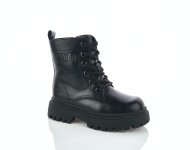 Зимние ботинки Clibee для девочек, черные, с мехом