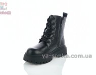 Зимние ботинки Clibee для девочек, черные, с мехом