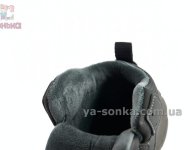 Детские хайтопы серого цвета с флисом бренд Apawwa