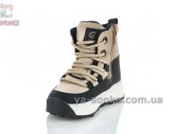 Сапожки зимові з товстою шурівкою для дівчаток