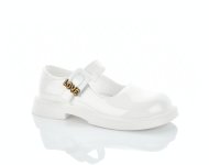 Белые праздничные туфли для девочки