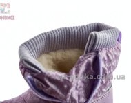 Фиолетовые теплые зимние сапожки Аpawwa для девочек